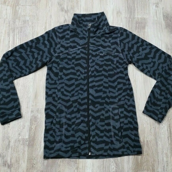 Columbia Youth Large Zip-up Fleece Sweatshirt Jacket - Picture 1 of 5